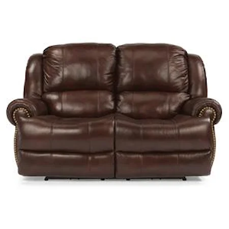 Traditional Styled Power Reclining Loveseat